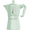 Image de Cafetière Italienne - BIALETTI - MOKA Exclusive - 6 tasses - Vert pastel - Aluminium