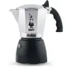 Image de Bialetti Brikka Moka 0,1 L Nero, Acciaio Inox