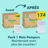 Image de Pampers Premium Protection Taille 4 174 couches