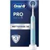 Image de Brosse À Dent Électrique Oral-B Pro 1 Bleue Cross Action + 1 Brossette en occasion ou reconditionné