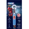 Image de Brosse à dents électrique pour enfants - ORAL-B - Spiderman - Modèle D103 Vitality PRO Enfants - Bleu