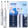 Image de Brosses a dents electriques Oral-B Pro 3 et Junior Frozen - 3 brossettes - rechargeables