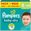 Image de Pampers Baby-Dry Taille 6 148 couches
