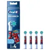 Image de Brossettes x4 Spiderman Marvel Oral-B Pro Kids 3+ Pack de rechange Pour enfant