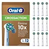 Image de Brossettes rechange brosse à dents électrique - ORAL-B - CrossAction - Filaments en X - Brins 16° - Gencives saines