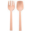 Image de Couverts À Salade 29 Cm Rose Sable - Paestum - Blim Plus