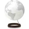 Image de Globe Terrestre Lumineux Full Circle Reflection Ø 30 Cm - Blanc