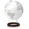 Image de ATMOSPHERE lampe de bureau mappemonde FULL CIRCLE REFLECTION (Blanc / Gris - frêne/aluminium)