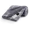 Image de Imetec 16775 couverture et coussin chauffant couverture chauffante 150 w gris, blanc velours
