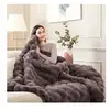 Image de Couverture Chauffante Dreamland Hygge Days Imitation Fourrure Gris 160 X 120 Cm