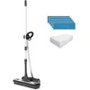 Image de Polti Moppy Black Premium Balai Vapeur sans Fil Nettoyeur de Sols