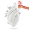 Image de SELETTI vase en forme de coeur LOVE IN BLOOM GIANT (Blanc - Fiberglass)