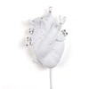 Image de SELETTI lampe murale applique HEART LAMP (Blanc - Porcelaine)