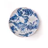 Image de DIESEL LIVING WITH SELETTI set de 6 assiettes de diner CLASSIC ON ACID BLUE CHINOISERIE