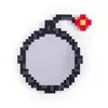 Image de SELETTI miroir murale PIXEL MIRROR (Bomb - MDF et verre)