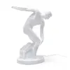 Image de SELETTI lampe de table DISCOBOLUX LAMP (Blanc - Résine)