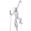 Image de SELETTI lampe murale applique MONKEY LAMP à LED (Blanc, accroché à gauche - Résine)