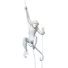 Image de SELETTI lampe à suspension MONKEY LAMP à LED (Blanc - Résine)