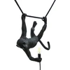 Image de SELETTI lampe à suspension MONKEY LAMP SWING BLACK à LED (Noir - Résine)