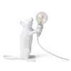 Image de SELETTI lampe de table MOUSE LAMP STEP (Blanche - Résine)