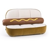 Image de SELETTI canapé rembourré HOT DOG (Basic - tissu, métal, polyuréthane, bois et résine)