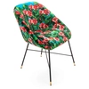 Image de SELETTI chaise rembourrée TOILETPAPER PADDED CHAIR (Roses - Tissu en polyester, Structure en bois, polyuréthane et métal)