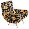 Image de SELETTI fauteuil rembourré TOILETPAPER ARMCHAIR (Trumpets - Tissu en polyester, Structure en bois, polyuréthane et métal)