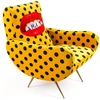 Image de SELETTI fauteuil rembourré TOILETPAPER ARMCHAIR (Shit - Tissu en polyester, Structure en bois, polyuréthane et métal)