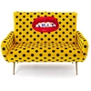 Image de SELETTI canapé 2 places TOILETPAPER ARMCHAIR (Shit - Tissu en polyester, Structure en bois, polyuréthane et métal)