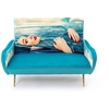 Image de SELETTI canapé 2 places TOILETPAPER ARMCHAIR (Sea girl - Tissu en polyester, Structure en bois, polyuréthane et métal)
