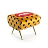 Image de SELETTI pouf rembourré TOILETPAPER (Shit - Tissu en polyester, Structure en bois, polyuréthane et métal)