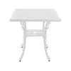 Image de SELETTI table carré INDUSTRY GARDEN (Blanc - Aluminium)