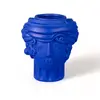 Image de SELETTI vase MAGNA GRAECIA WOMEN (Bleu - Terre cuite)