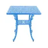 Image de SELETTI table carré INDUSTRY GARDEN (Sky bleue - Aluminium)