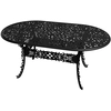 Image de SELETTI table ovale INDUSTRY GARDEN (Noir - Aluminium)