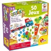 Image de Carotina 50 jeux Coffret de jeux éducatifLISCIANI GIOCHI Rouge Présence parentale 3 ans et plus