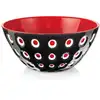 Image de Fratelli Guzzini Le Murrine 2,7 L Rond Acrylonitile Styrène (san) Noir, Rouge, Blanc 1 Pièce(s)