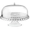 Image de Fratelli Guzzini Tiffany Styrène Méthacrylathe De Méthyle Transparent Rond Plateau Pour Gâteau