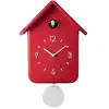 Image de Horloge À Coucou Moderne Guzzini Rouge Avec Capteur De Lumière Et Interrupteur De Son