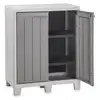 Image de Armoire Basse De Jardin En Résine   78 Cm - Florida Xl - Gris