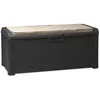Image de Coffre de rangement - EMINZA - Santorini Anthracite - 560L - Waterproof et déhoussable