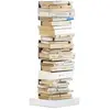 Image de OPINION CIATTI bibliothèque ORIGINAL PTOLOMEO PT75 H 75 (Structure blanche, base blanche - Structure, étagères et base en fer laqué)