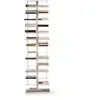 Image de OPINION CIATTI bibliothèque PTOLOMEO X2 PTX2 (Structure blanche, base blanche - Structure, étagères et base en fer laqué)