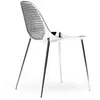 Image de OPINION CIATTI chaise MAMMAMIA PUNK (Mirror avec rivets chrom Mirror con borchie nickel nero - Métal)