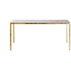 Image de OPINION CIATTI table carrée ILTAVOLO 130 cm (Feuille d'or - Métal)