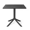 Image de NARDI table carré pour l'extérieur CLIP 80 (Anthracite - Fibre de verre polypropylène et DurelTOP)