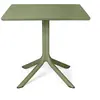 Image de NARDI table carré pour l'extérieur CLIP 80 (Agave - Fibre de verre polypropylène et DurelTOP)
