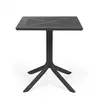 Image de NARDI table carré pour l'extérieur CLIP 70 (Anthracite - Fibre de verre polypropylène et DurelTOP)