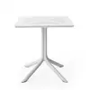 Image de NARDI table carré pour l'extérieur CLIPX 70 (Blanc - Fibre de verre polypropylène et DurelTOP)
