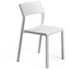 Image de NARDI set de 4 chaises pour extérieur TRILL BISTROT (Blanc - Polypropylène PRV)